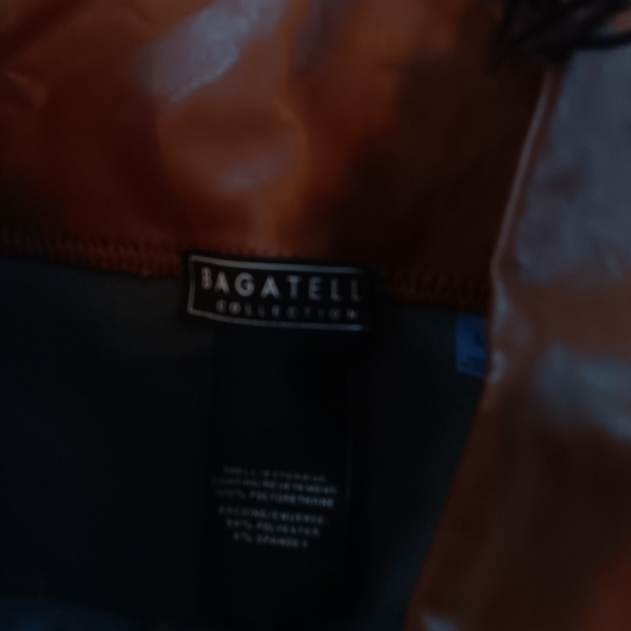 Bagatelle Collection Brown Faux Leather Leggings - Picture 5 of 7